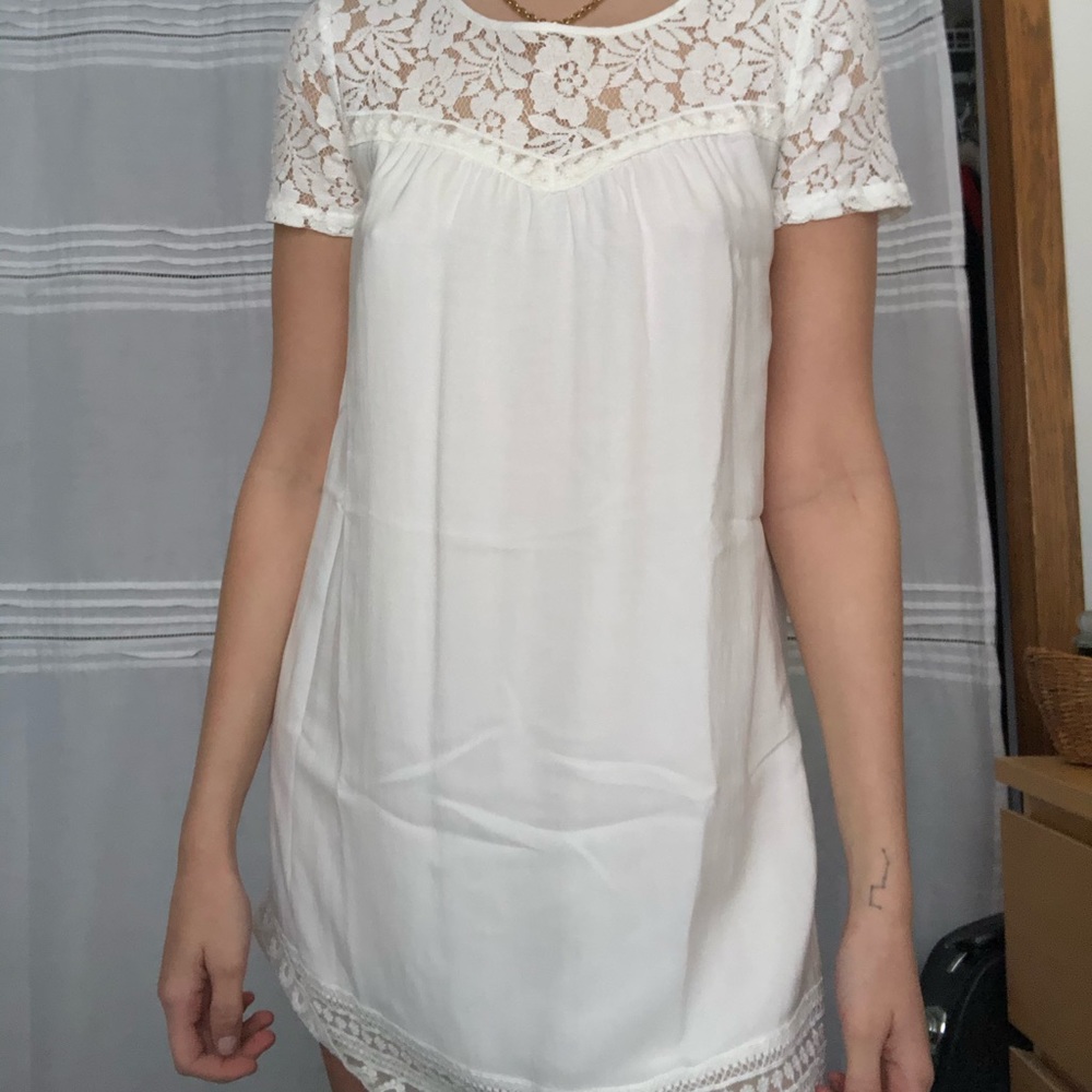 Forever 21 White Shift Dress